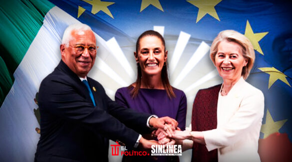 Sheinbaum firma acuerdo comercial y de inversión con la UE