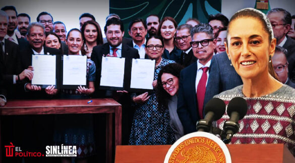 Sheinbaum firma acuerdo de jornada laboral de 40 horas