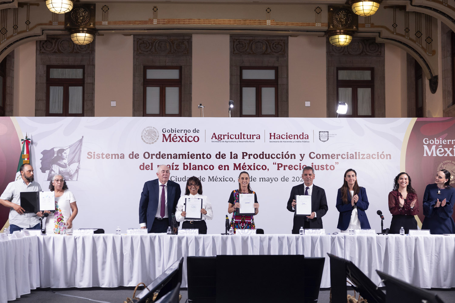 Sheinbaum producción de maíz