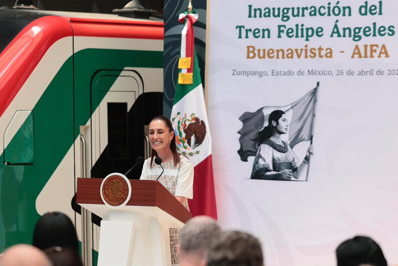 Sheinbaum Tren Felipe Ángeles