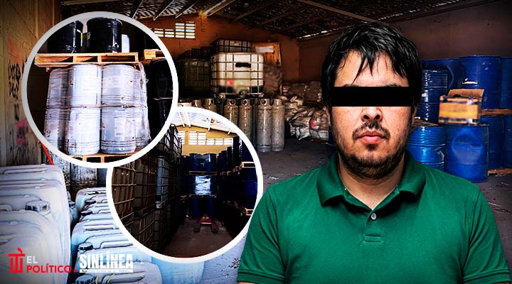 aseguran 24 mil litros de metanfetamina en Los Mochis