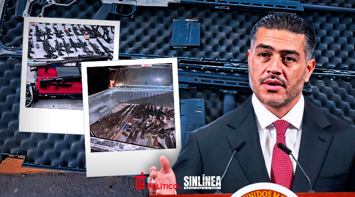 Autoridades decomisan arsenal de alto poder en Sinaloa
