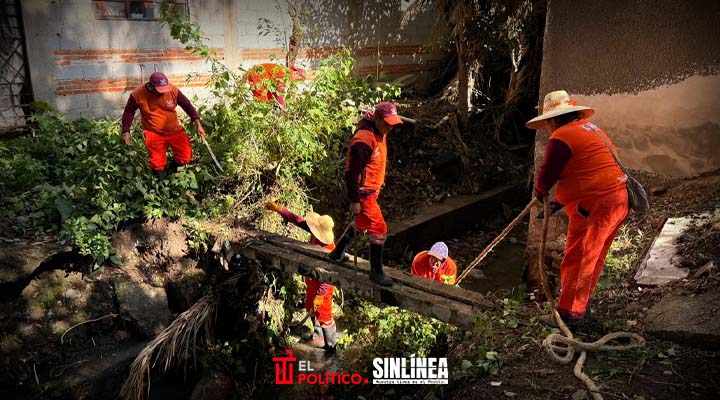 Ayuntamiento de Puebla implementa acciones preventivas por lluvias