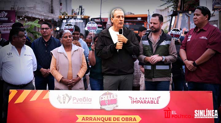 Ayuntamiento de Puebla inicia rehabilitación vial en San Sebastián de Aparicio