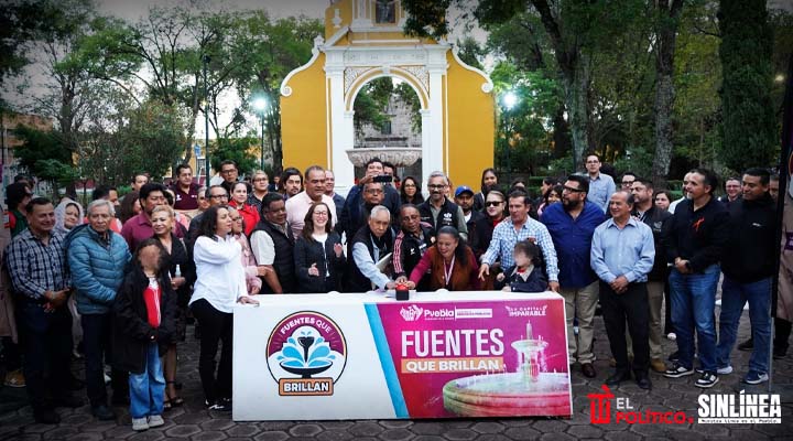 Gobierno de la Ciudad entrega mantenimiento de la fuente del Parque de Santiago