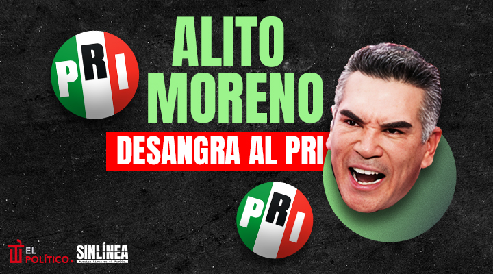 Afiliados que perdió el PRI con Alito Moreno