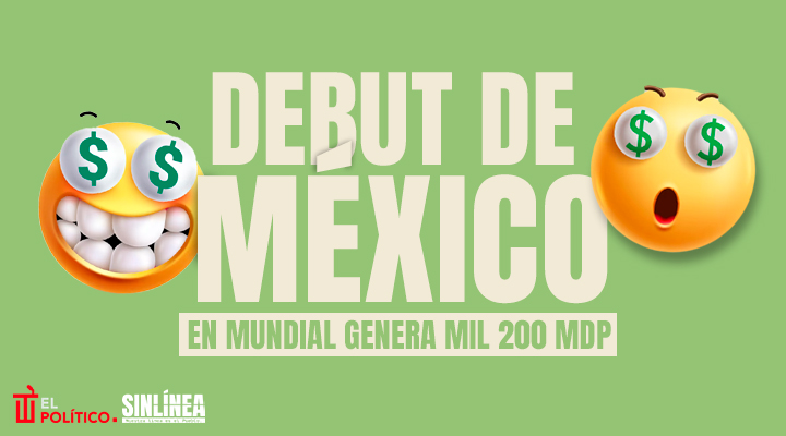 Debut de México en Mundial genera más de mil mdp