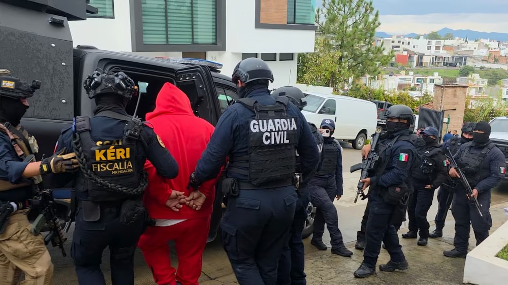 Detienen en Michoacán al Sierra 1, líder del Cartel de Altozano en Morelia
