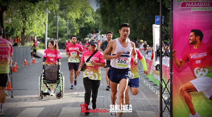 Gobierno de la Ciudad impulsa carrera Corre y Comparte, Hambre Cero Puebla 2026