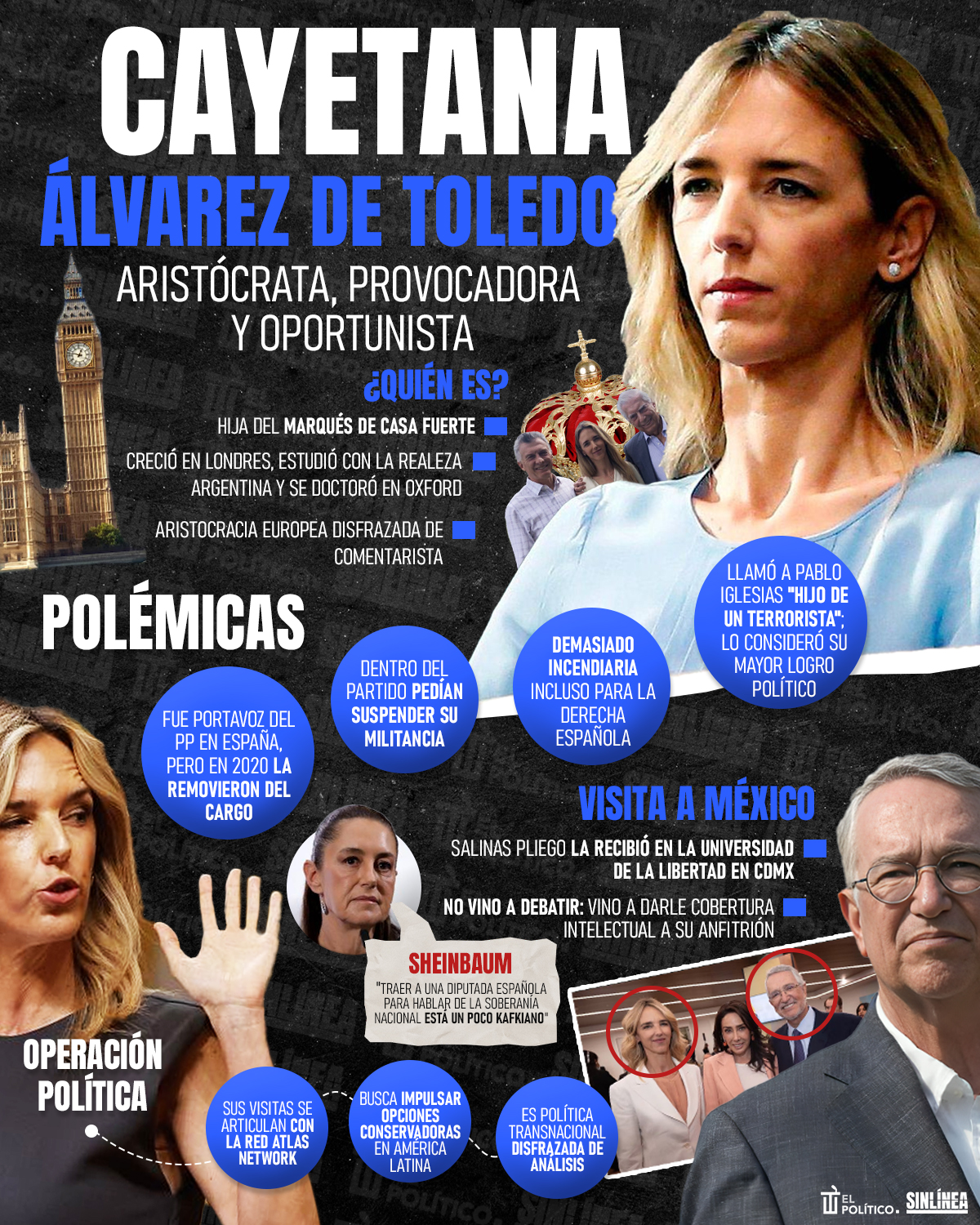 Infografía perfil de Cayetana Álvarez de Toledo