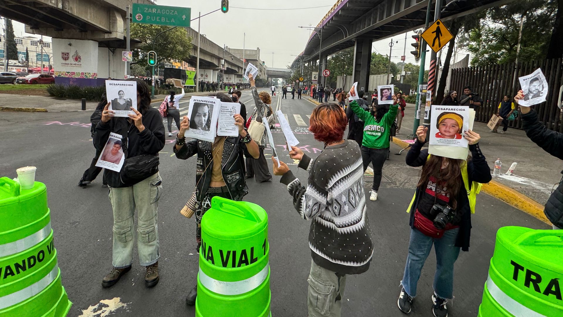 Madres buscadoras protestan 