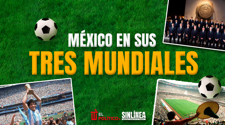 El cambio de México en tres mundiales