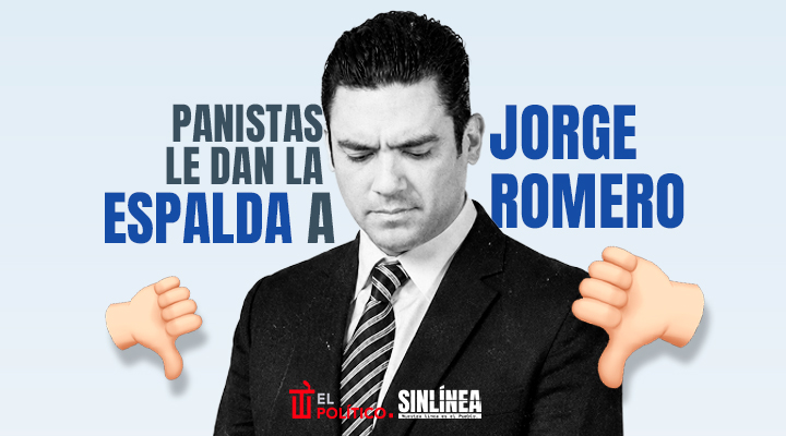 Panistas le dan espalda a Jorge Romero y piden cambio de dirigente