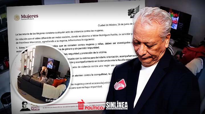 Secretaría de las Mujeres condena actos de violencia de exdirector de Pemex