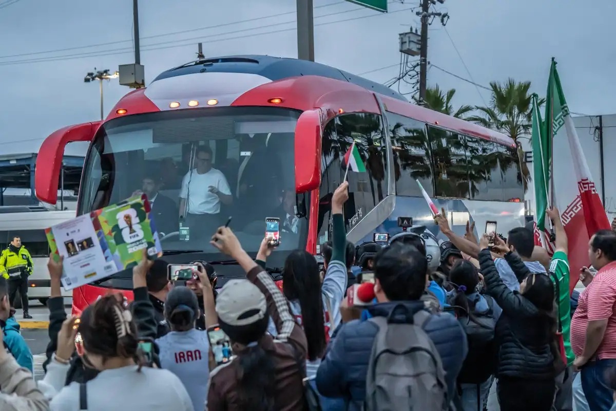 Selección de Irán llega a Tijuana para el Mundial 2026