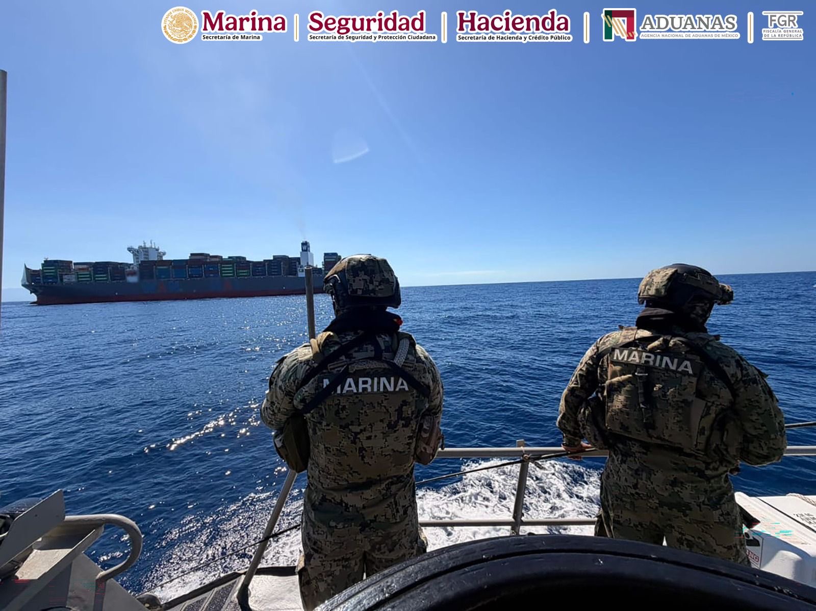 Semar asegura contenedor con 137 kilos de cocaína en aduana de Lázaro Cárdenas