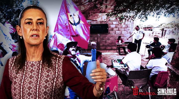 Sheinbaum aclara que 800 mdp para educación en Oaxaca no irán a la CNTE