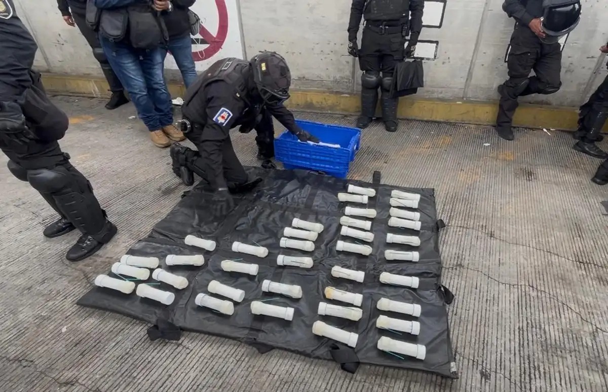 SSC decomisa explosivos