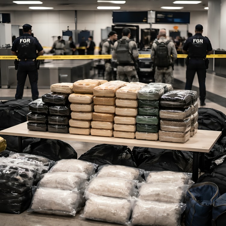 Aseguran paquetes de cocaína en Oaxaca