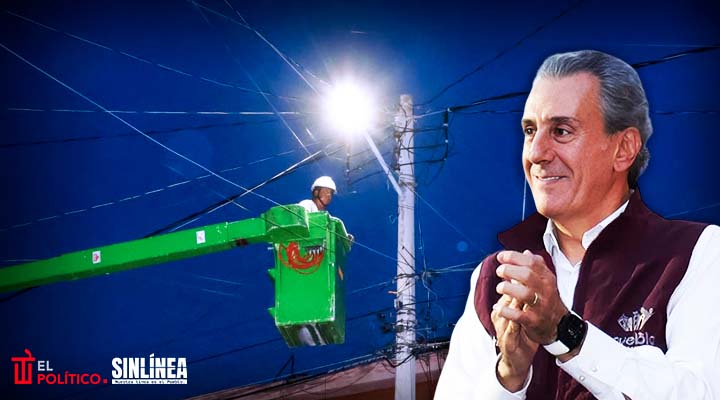 Ayuntamiento de Puebla moderniza luminarias en Granjas del Sur