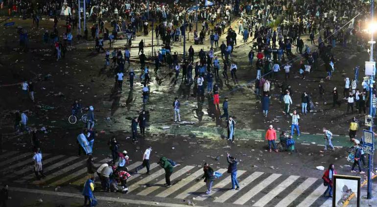 Buenos Aires disturbios derrota