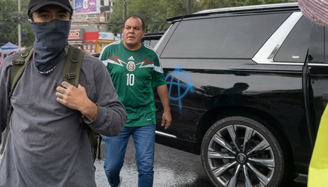 Cuauhtémoc Blanco acusa agresión a su familia durante bloqueo rumbo al Estadio CDMX
