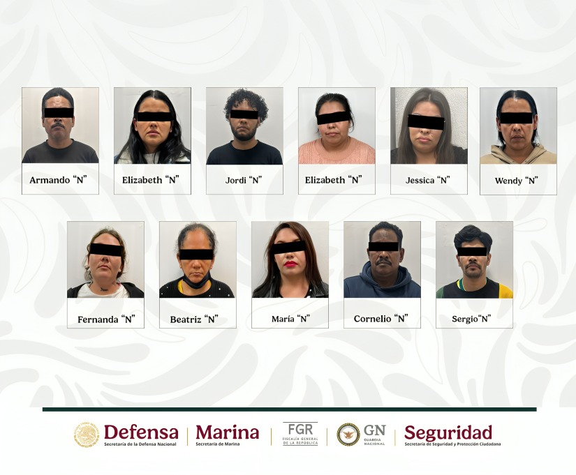 Detienen a 11 personas por cocaína en Tijuana