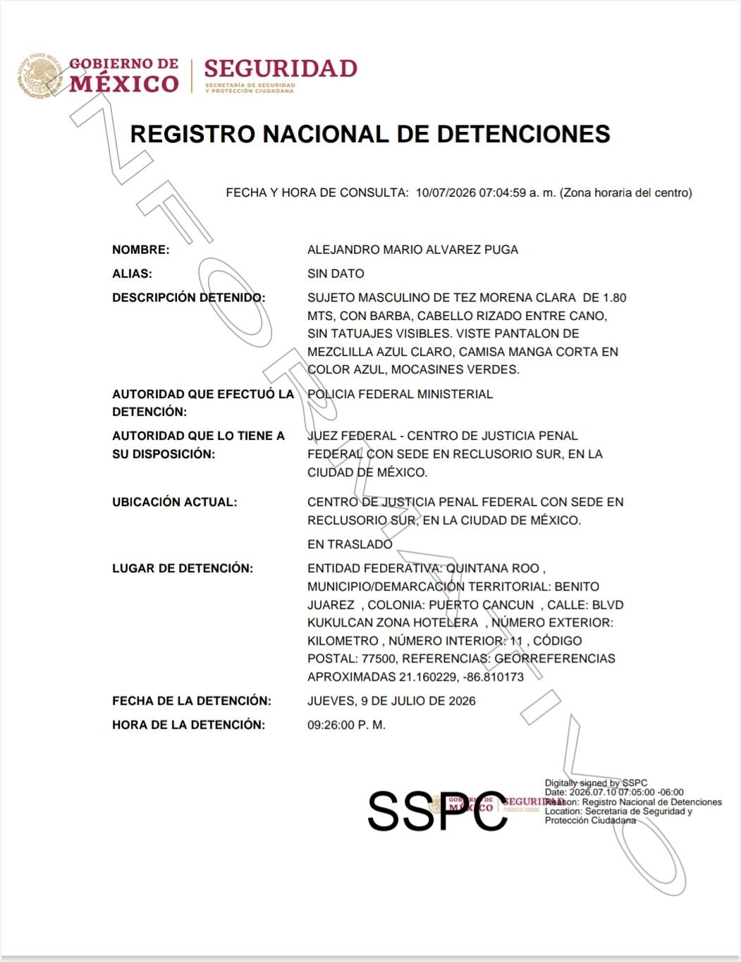 Detienen a hermano de Víctor Manuel Álvarez Puga