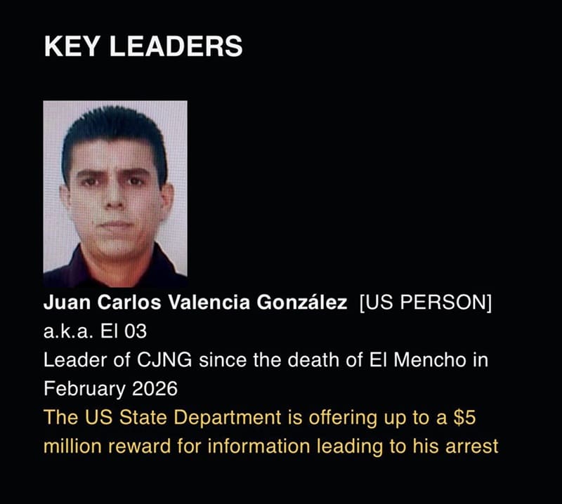 Señalan a El 03 como presunto nuevo líder del CJNG