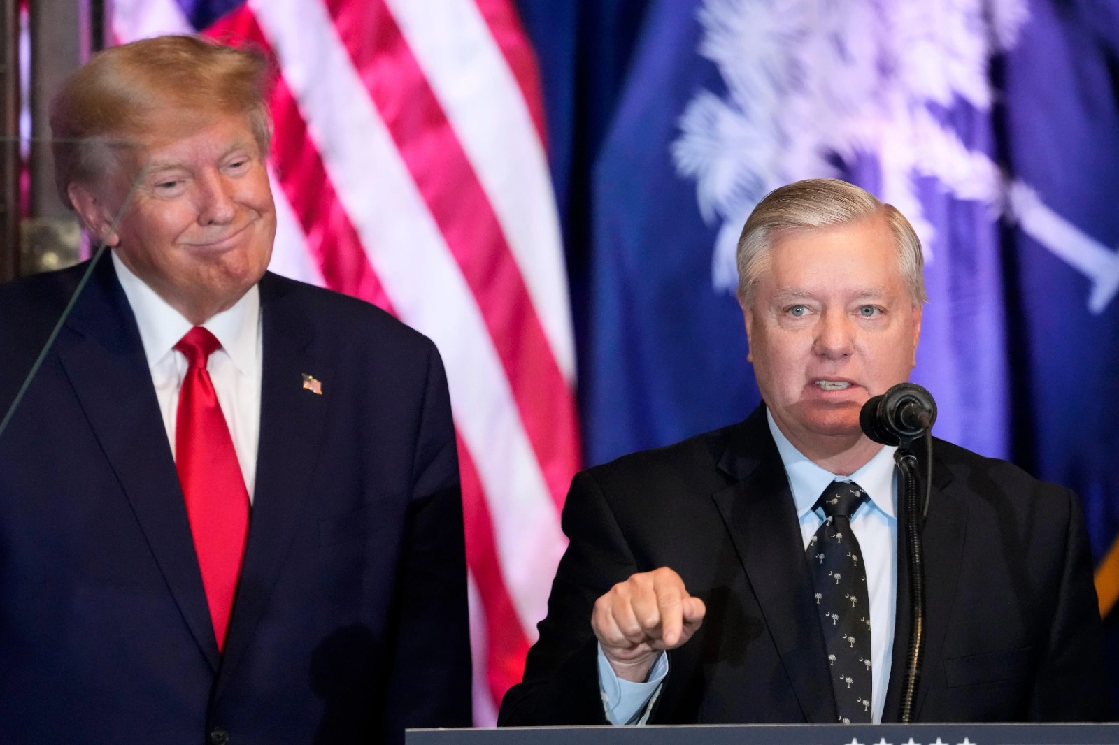 Lindsey Graham y Trump