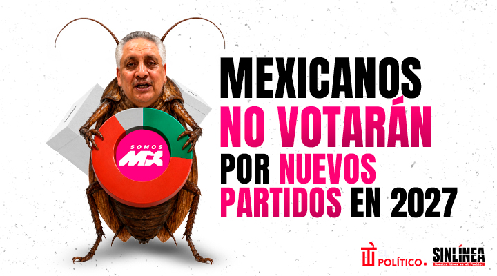 Mexicanos no votarán por nuevos partidos en 2027