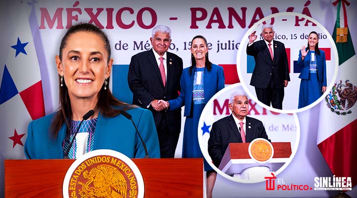 México y Panamá tienen encuentro bilateral en Palacio Nacional