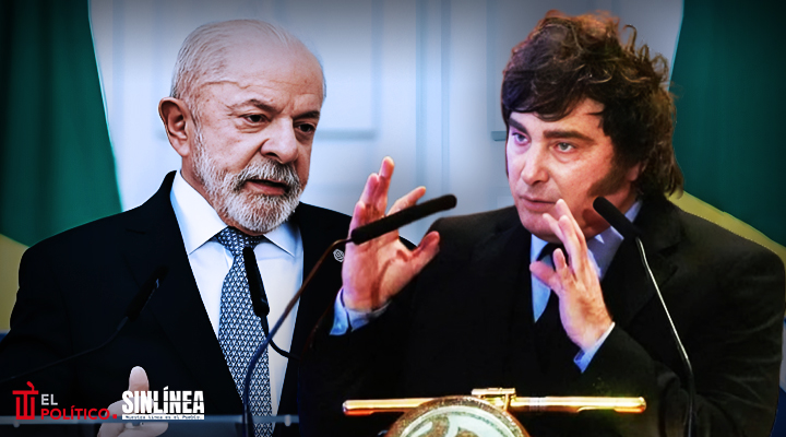 Milei insulta a Lula durante acto de Flávio Bolsonaro