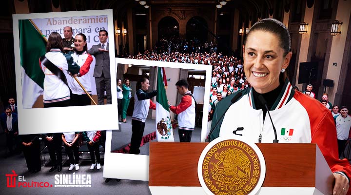 Sheinbaum abandera a atletas rumbo a Juegos Centroamericanos
