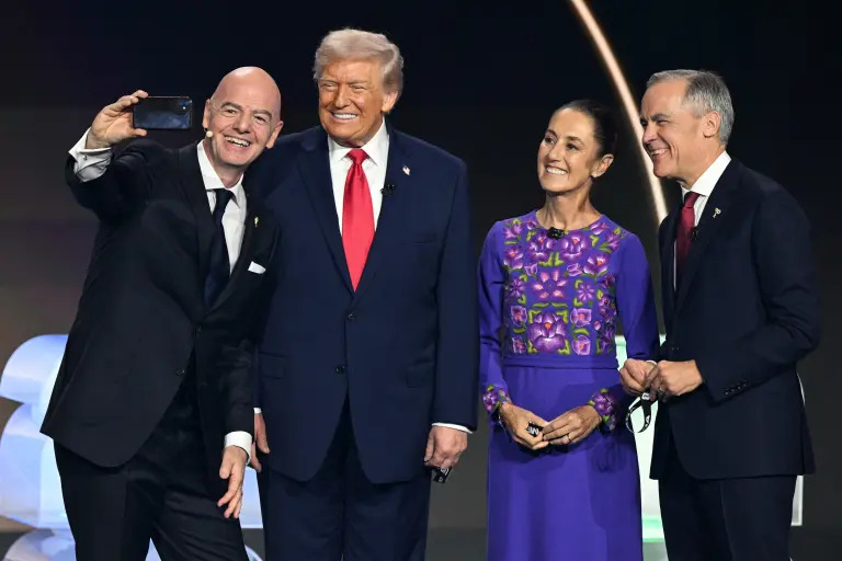 Sheinbaum, Trump y Carney