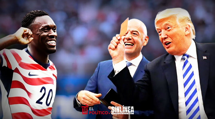 Trump confirma llamada a Infantino para revisar tarjeta roja a jugador de EU